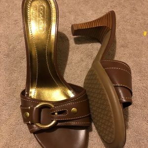 Never worn Coach heels